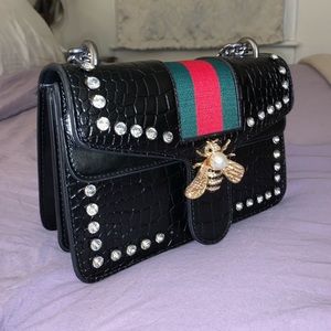 Black clutch designer inspired